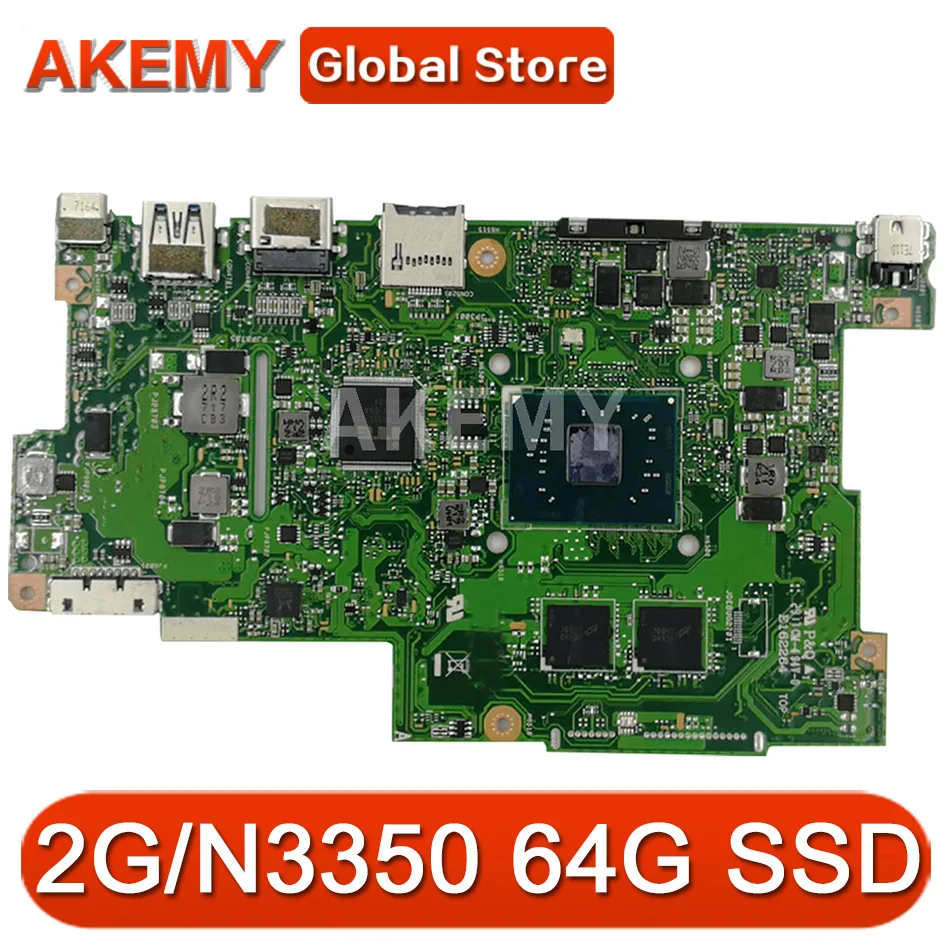 Akemy 90NB0EZ0-R00160 Motherboard For Asus E203N E203NA E203NAS E203NAH E203M E203MA Laotop Mainboard 2G/N3350 64G-SSD
Akemy 90NB0EZ0-R00160 Motherboard For Asus E203N E203NA E203NAS E203NAH E203M E203MA Laotop Mainboard 2G/N3350 64G-SSD