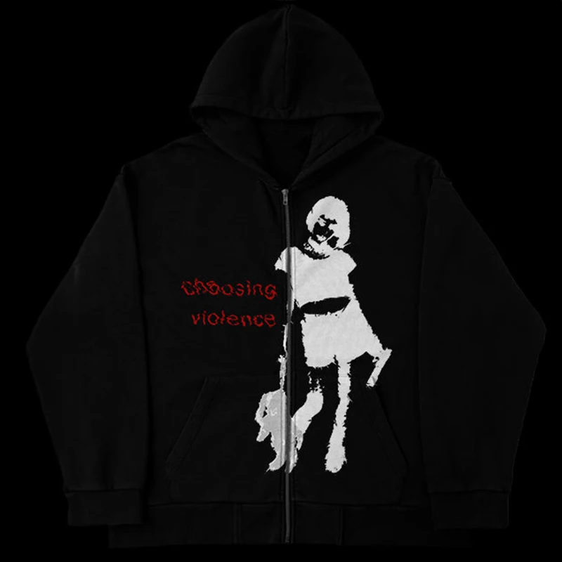 Anime Goth fairy grunge Y2K Men Women Jacket Long-sleeved Zip Hoodie harajuku Oversized hoodie Y2K tops Pullover Female clothes
Anime Goth fairy grunge Y2K Men Women Jacket Long-sleeved Zip Hoodie harajuku Oversized hoodie Y2K tops Pullover Female clothes