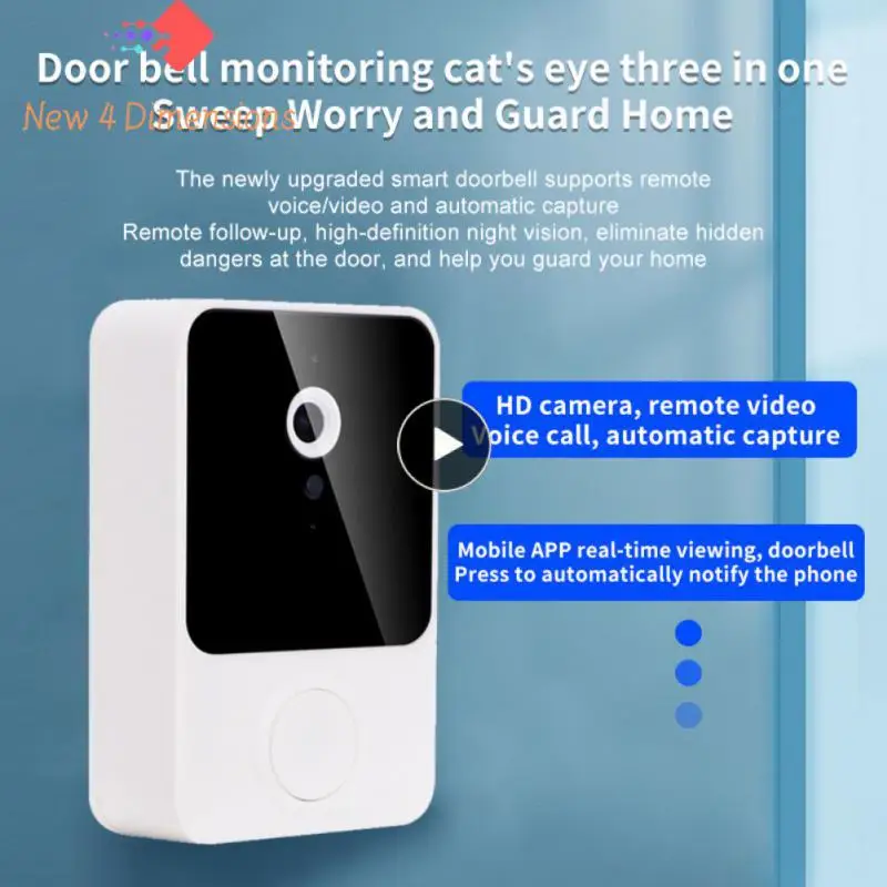 Intelligent Visual Doorbell Remote Control Monitor Real Time Wifi Doorbell Smart Home Video Intercom Wireless Doorbell
Intelligent Visual Doorbell Remote Control Monitor Real Time Wifi Doorbell Smart Home Video Intercom Wireless Doorbell