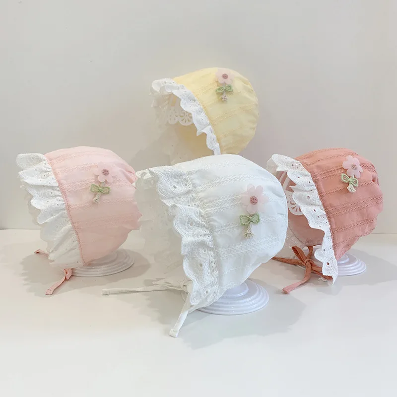 Baby Girl Beanie Cute Floral Lace Princess Hat for Toddler Girl Spring Summer Thin Breathable Newborn Cap Baby Photography Prop
Baby Girl Beanie Cute Floral Lace Princess Hat for Toddler Girl Spring Summer Thin Breathable Newborn Cap Baby Photography Prop