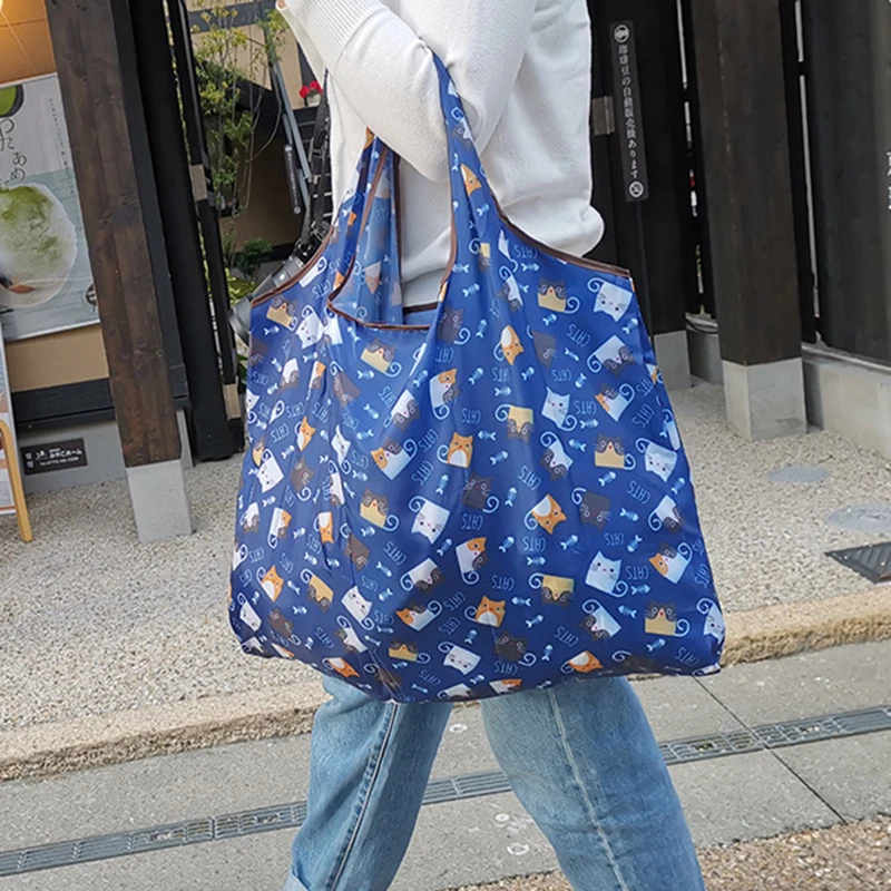 Eco-Bags Reusable Large Capacity Foldable Shopping Bags Portable Fashion Pockets Tear-Resistant Tote Bag
Eco-Bags Reusable Large Capacity Foldable Shopping Bags Portable Fashion Pockets Tear-Resistant Tote Bag