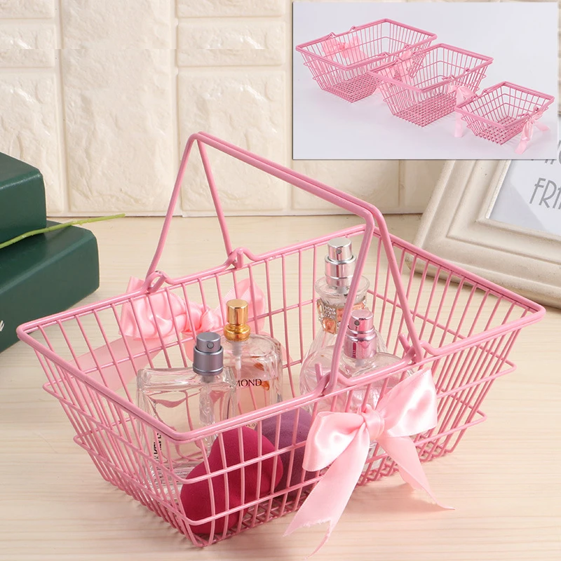 Organizers Kitchen Baskets Pink Girl Mini Storage Desktop Finishing Cosmetics Jewelry Sundries Organization With Bow Flower 1pc
Organizers Kitchen Baskets Pink Girl Mini Storage Desktop Finishing Cosmetics Jewelry Sundries Organization With Bow Flower 1pc