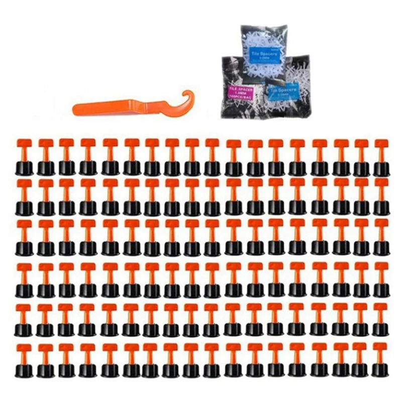 Wall Tile Positioning Tool T-Shaped Adjuster With Tile Levelers Wrenches And Tile Spacers
Wall Tile Positioning Tool T-Shaped Adjuster With Tile Levelers Wrenches And Tile Spacers