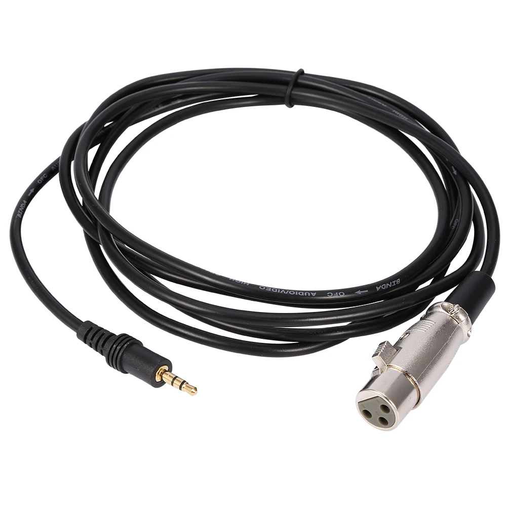 10FT 3 Pin XLR Connector Female to 1/8" 3.5mm male Stereo Jack Microphone Audio Cord Cable F/M Mic Cable F/M Mic Cable
10FT 3 Pin XLR Connector Female to 1/8" 3.5mm male Stereo Jack Microphone Audio Cord Cable F/M Mic Cable F/M Mic Cable