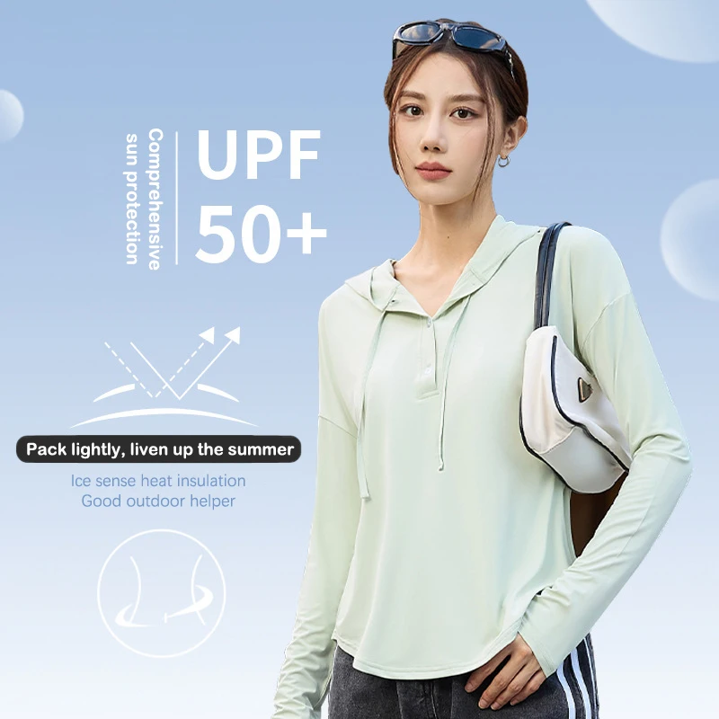 Quick Dry Bares Skin UV Protection Sportswear Loose-Fitting Hoodeds Cardigans for Summer Outdoor Fishing Running Fitness Jacket
Quick Dry Bares Skin UV Protection Sportswear Loose-Fitting Hoodeds Cardigans for Summer Outdoor Fishing Running Fitness Jacket