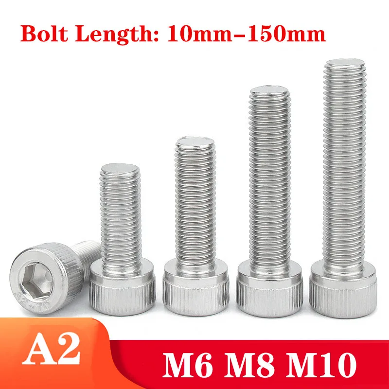 M8 M10 M12 A2-304 Шестигранная головка цилиндра из нержавеющей стали с шестигранным отверстием цилиндрическая головка шестигранный болт Длина от ...
M8 M10 M12 A2-304 Шестигранная головка цилиндра из нержавеющей стали с шестигранным отверстием цилиндрическая головка шестигранный болт Длина от ...