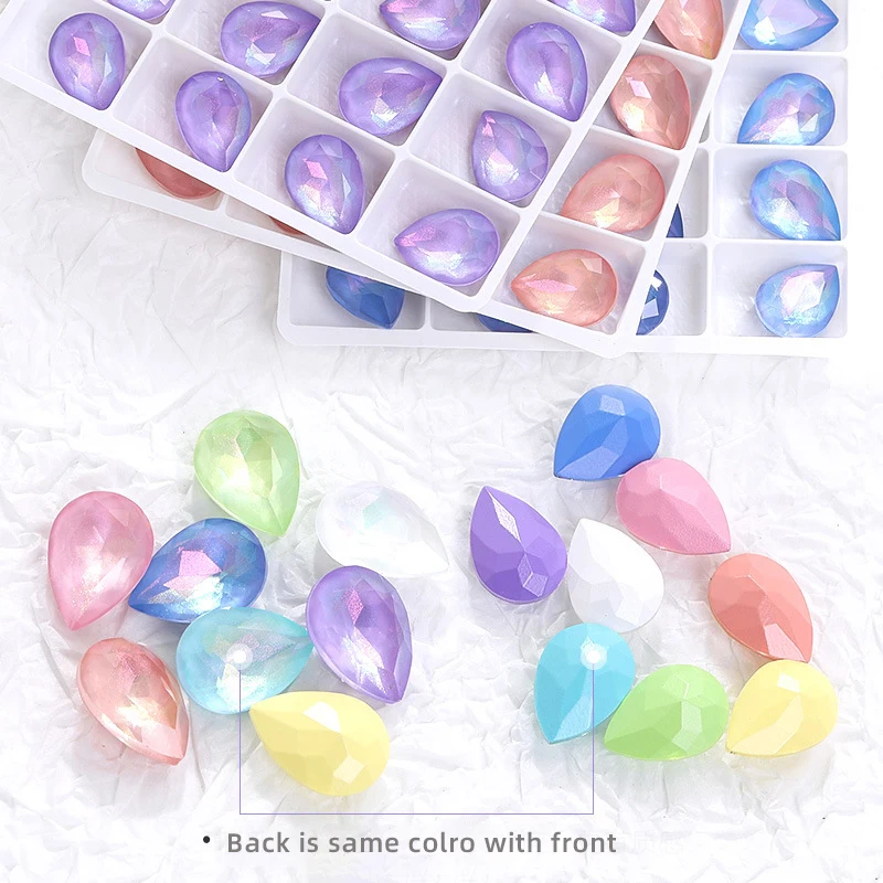 Water Droplets Rhinestone Patch Corlorful Pointback Beads 7-18MM Jewelry Making Fluorescence K9 Glass Glitter Drop Fancy Stone
Water Droplets Rhinestone Patch Corlorful Pointback Beads 7-18MM Jewelry Making Fluorescence K9 Glass Glitter Drop Fancy Stone