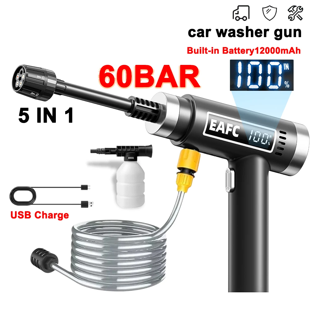 Беспроводной Портативный Аппарат Высокого Давления Для Мойки Автомобилей EAFC С Аккумулятором
Беспроводной Портативный Аппарат Высокого Давления Для Мойки Автомобилей EAFC С Аккумулятором