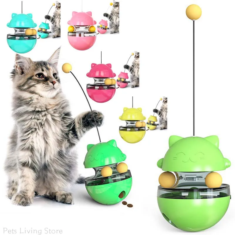 Tumbler Swing Toys For Cats Teasing Cat Stick Turntable Interactive Leak Food Ball Kitten Toys Indoor Self-Playing Pet Products
Tumbler Swing Toys For Cats Teasing Cat Stick Turntable Interactive Leak Food Ball Kitten Toys Indoor Self-Playing Pet Products