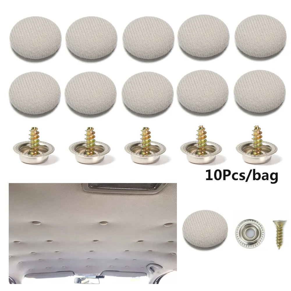 10pcs Car Interior Roof Buckles Ceiling Cloth Fixing Screw Cap Repair Automotive Care Buckle Rivets Retainer
10pcs Car Interior Roof Buckles Ceiling Cloth Fixing Screw Cap Repair Automotive Care Buckle Rivets Retainer