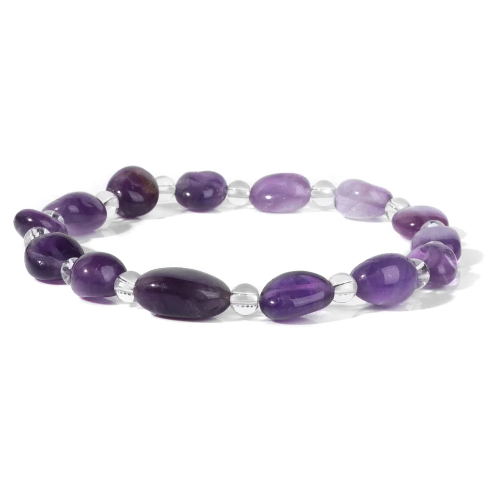 Fashion Irregular Amethysts Bracelet Natural Stone Beaded Bracelet Tiger Eye Quartzs Women Men Jewelry Romantic Friendship Gift
Fashion Irregular Amethysts Bracelet Natural Stone Beaded Bracelet Tiger Eye Quartzs Women Men Jewelry Romantic Friendship Gift