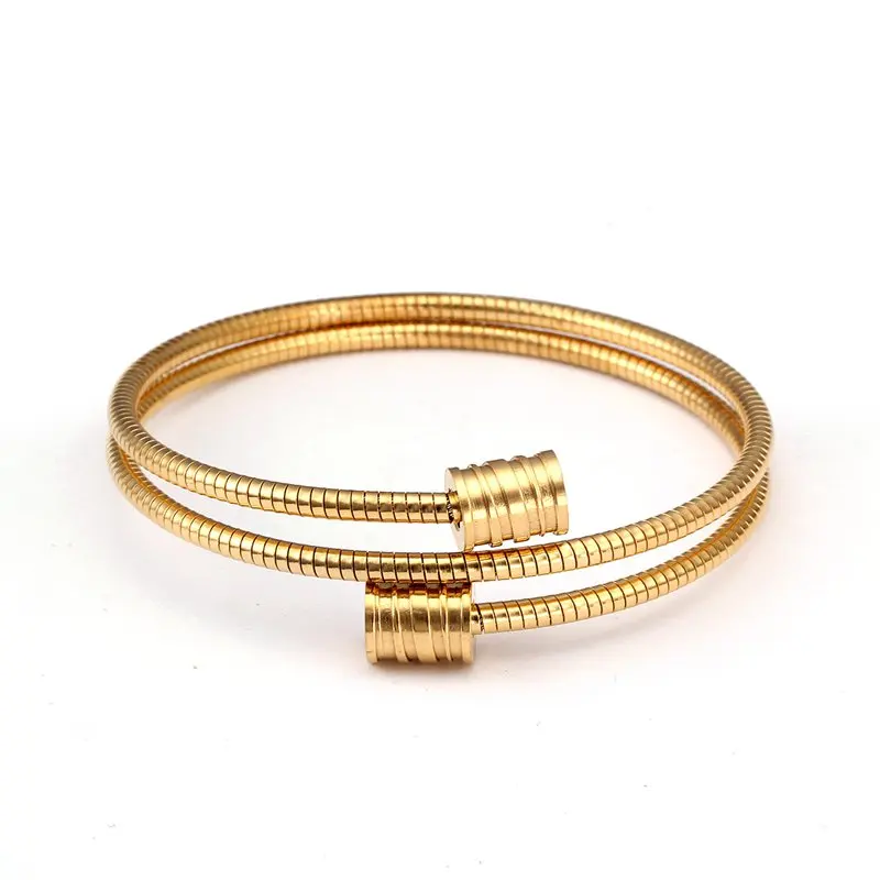 Men Women Charm Cuff Bangles Bracelets Simple Fashion Round Rose Gold Chain Link Wrap Bracelets Sporty Jewelry 
Men Women Charm Cuff Bangles Bracelets Simple Fashion Round Rose Gold Chain Link Wrap Bracelets Sporty Jewelry
