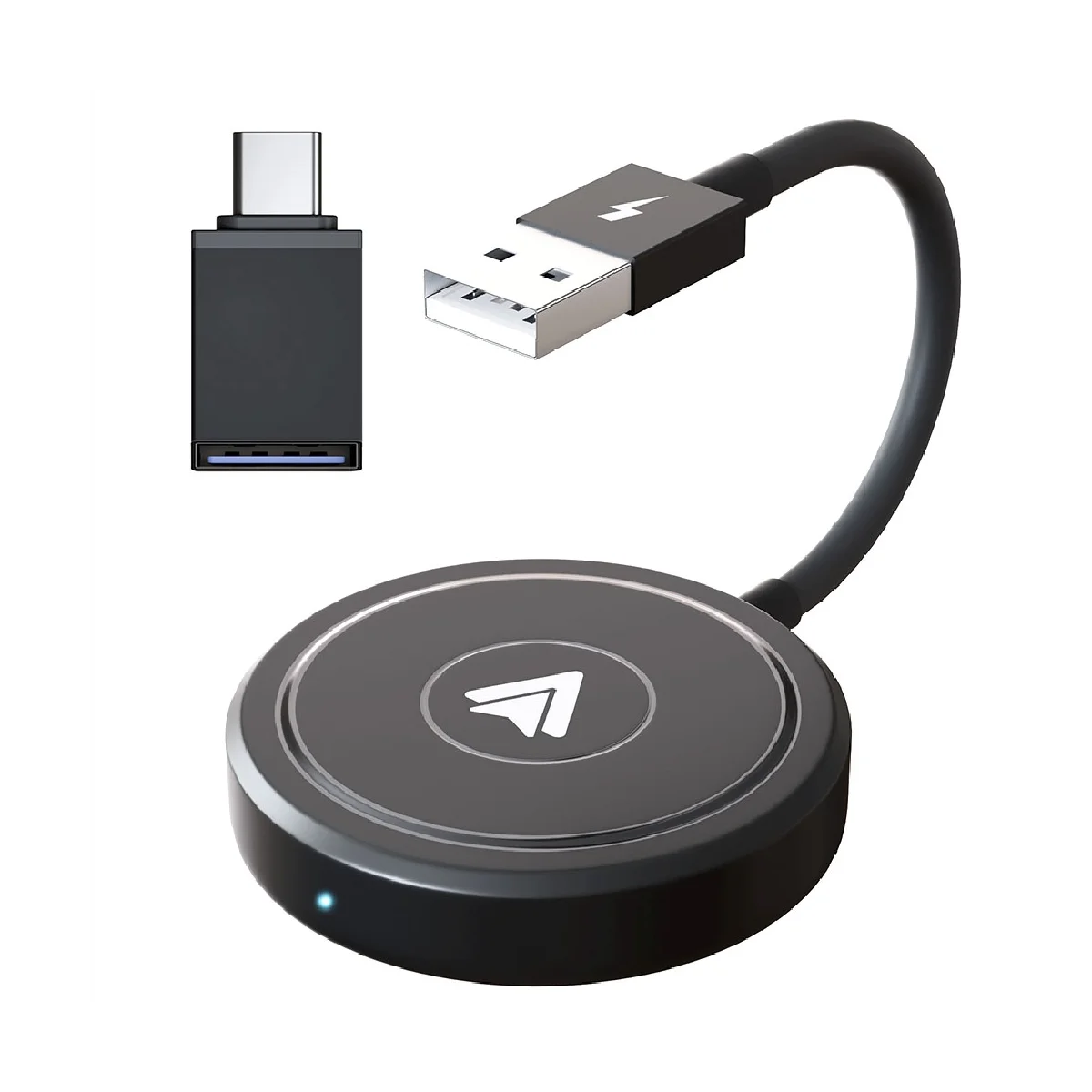 Wireless Android Auto Adapter for Wired Android Car Convert To Wireless Round
Wireless Android Auto Adapter for Wired Android Car Convert To Wireless Round