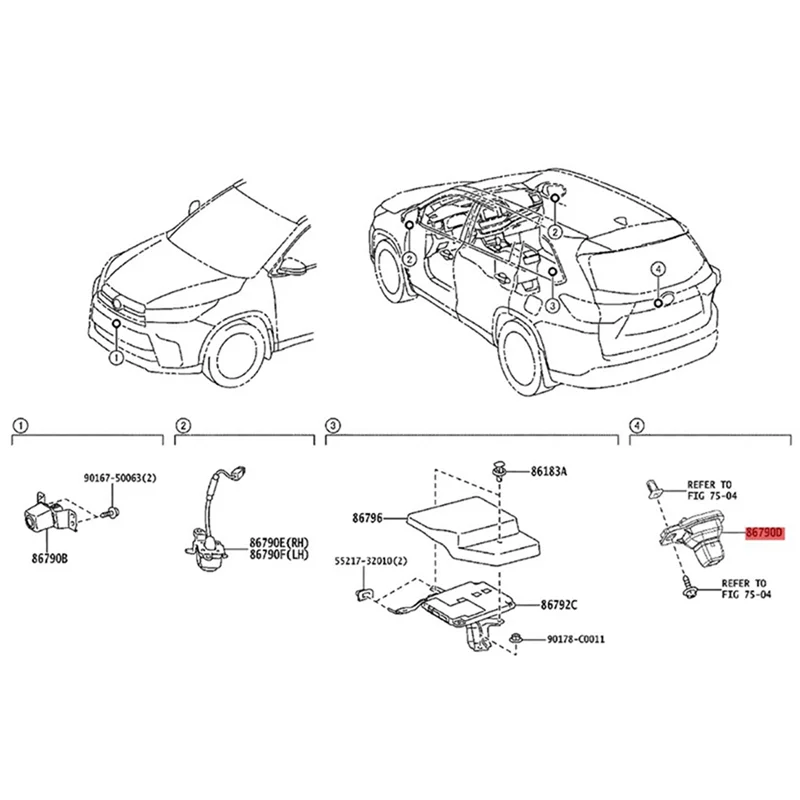 867B0-0E020 Rear View Parking Camera for Toyota Lexus Highlander Car Accessories Back Up Camera 867B00E020
867B0-0E020 Rear View Parking Camera for Toyota Lexus Highlander Car Accessories Back Up Camera 867B00E020