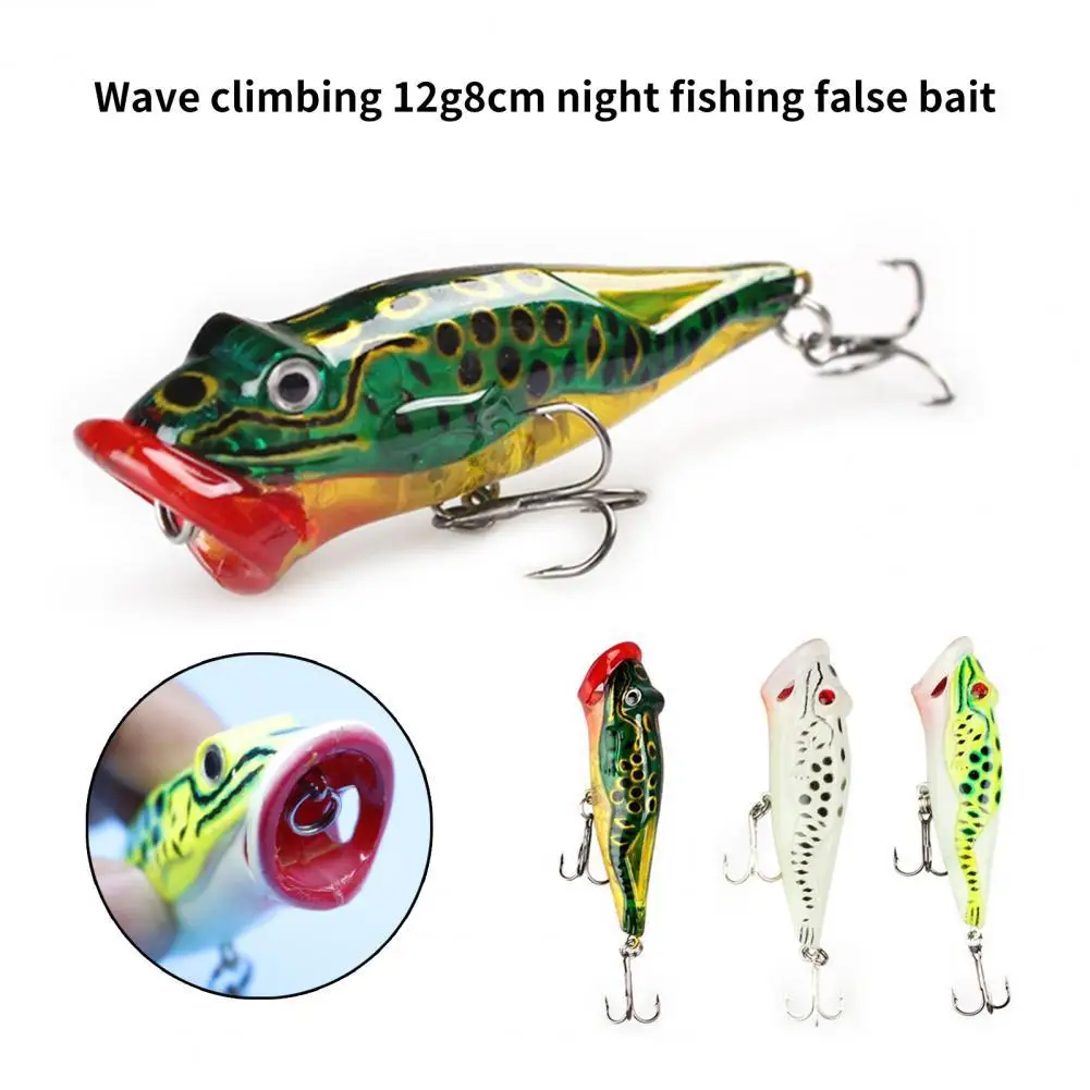Fake Lure Reflective Plastic Tear Resistant Anti Corrosion Fake Popper Lure Fishing Bait Fishing Tackle
Fake Lure Reflective Plastic Tear Resistant Anti Corrosion Fake Popper Lure Fishing Bait Fishing Tackle