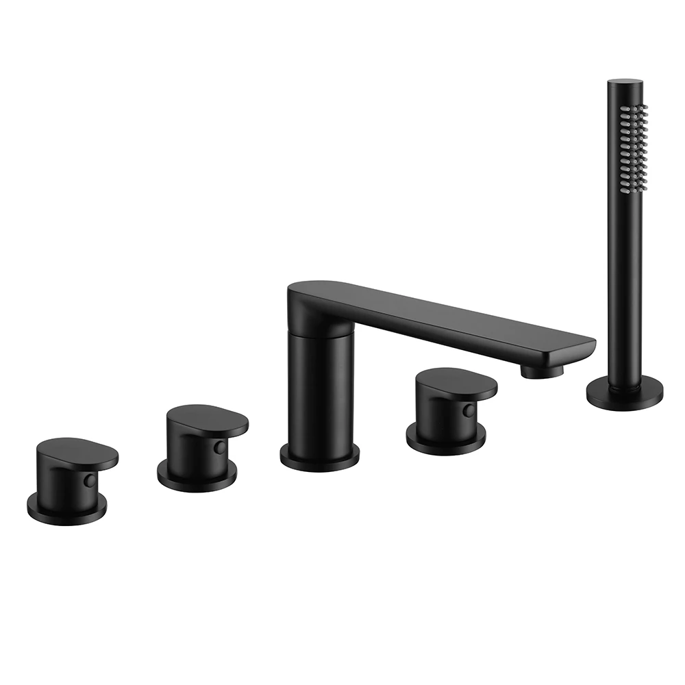 Matt Black Finished Hot and Cold Water Supply Wall Mounted Brass Bathtub Mixers
Matt Black Finished Hot and Cold Water Supply Wall Mounted Brass Bathtub Mixers