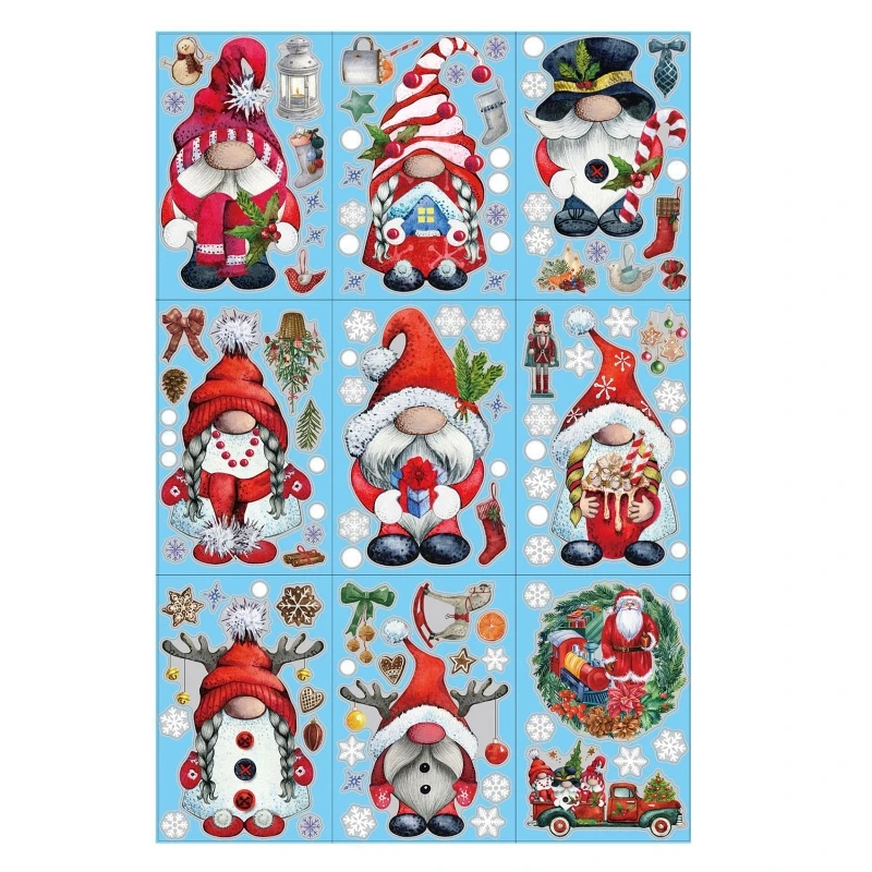 Christmas Window Decals Stickers Cute Christmas Window Decoration 9 Sheets Cute 
Christmas Window Decals Stickers Cute Christmas Window Decoration 9 Sheets Cute