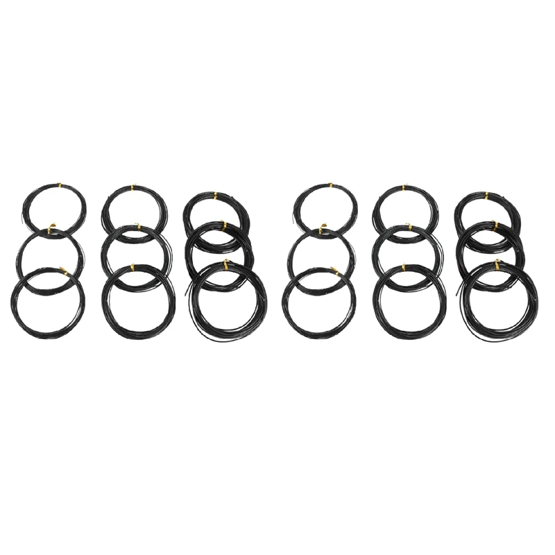 18 Rolls Bonsai Wires Anodized Aluminum Bonsai Training Wire With 3 Sizes (1.0 Mm,1.5 Mm,2.0 Mm),Total 147 Feet (Black)
18 Rolls Bonsai Wires Anodized Aluminum Bonsai Training Wire With 3 Sizes (1.0 Mm,1.5 Mm,2.0 Mm),Total 147 Feet (Black)