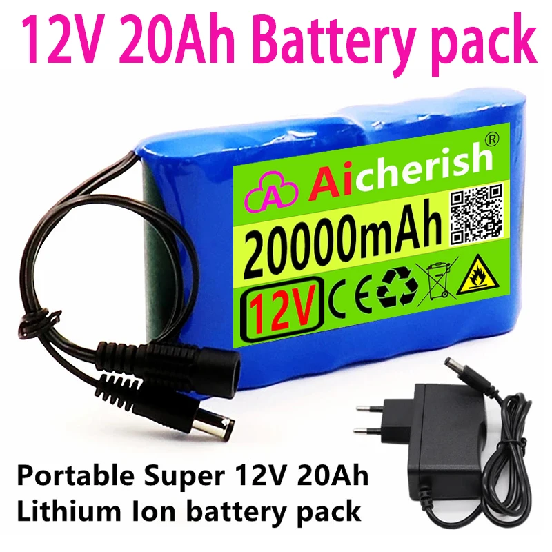 Original 12V 20000Mah Li-Ion Rechargeable Battery DC 12.6 V 3S2P E-Scooter E-Bicycle Light Camera CCTV Monitoring Power Supply
Original 12V 20000Mah Li-Ion Rechargeable Battery DC 12.6 V 3S2P E-Scooter E-Bicycle Light Camera CCTV Monitoring Power Supply