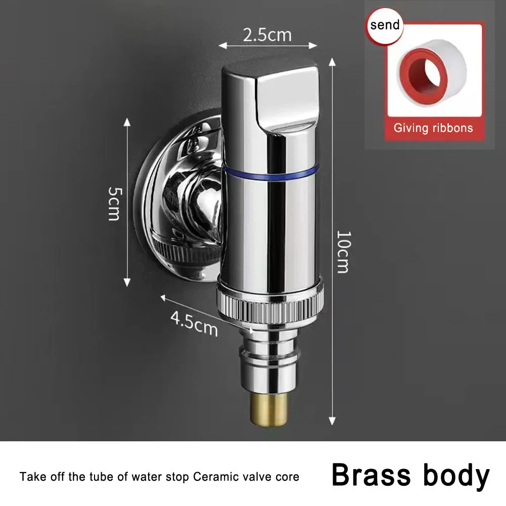 Washing Machine Faucet Water Stop Quick Opening Angle Valve G1/2 Interface Stainless Steel Angle Valve Bathroom Accessories
Washing Machine Faucet Water Stop Quick Opening Angle Valve G1/2 Interface Stainless Steel Angle Valve Bathroom Accessories
