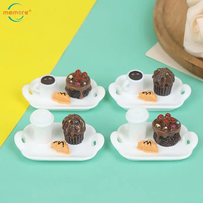 4pcs/set 1:12 Dollhouse Miniature Food Mini Chocolate Cake Bread Coffee Breakfas Set Model Kitchen Doll House Decor Accessories
4pcs/set 1:12 Dollhouse Miniature Food Mini Chocolate Cake Bread Coffee Breakfas Set Model Kitchen Doll House Decor Accessories
