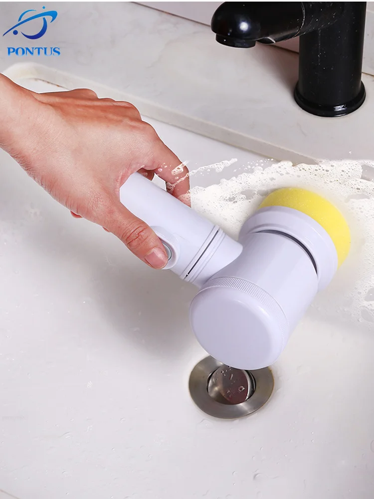Electric Cleaning Brush Kitchen Wash Brush Bathroom Cleaning Tools US/Baterry 3-in-1 Handheld Bathtub Electric Brushes Cleaner
Electric Cleaning Brush Kitchen Wash Brush Bathroom Cleaning Tools US/Baterry 3-in-1 Handheld Bathtub Electric Brushes Cleaner