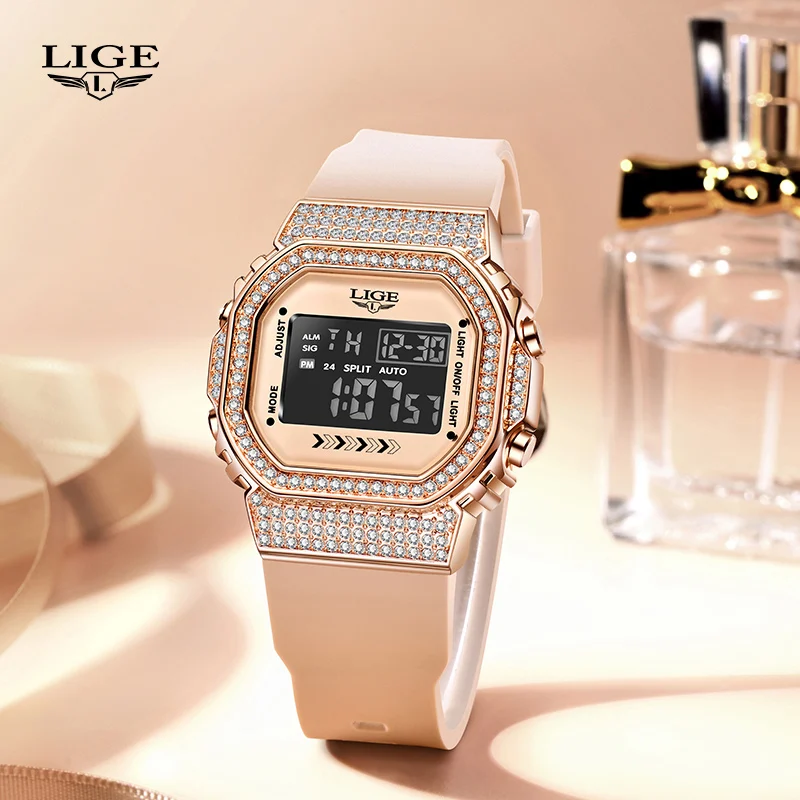 LIGE Top Brand Luxury Mens Watches Electronic Digital Display Fashion Luminous Quartz Watch Waterproof Silicone Strap Wristwatch
LIGE Top Brand Luxury Mens Watches Electronic Digital Display Fashion Luminous Quartz Watch Waterproof Silicone Strap Wristwatch