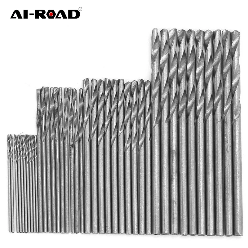 

40Pcs Mini Drill HSS Bit 0.5mm-2.0mm Straight Shank PCB Twist Drill Bits Set Bits Set for Woodworking Plastic And Aluminum