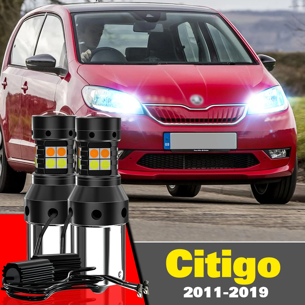For Skoda Citigo Citigo-e Accessories 2011-2019 2020 2013 2014 2015 2pcs LED Dual Mode Turn Signal+Daytime Running Light DRL
For Skoda Citigo Citigo-e Accessories 2011-2019 2020 2013 2014 2015 2pcs LED Dual Mode Turn Signal+Daytime Running Light DRL