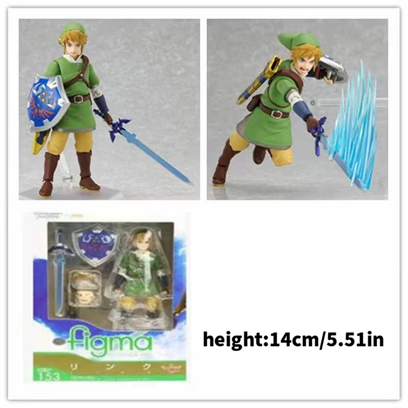 The Legend of Zelda Skyward Sword Link Action Figure Figma Changeable Accessories PVC Model Toy
The Legend of Zelda Skyward Sword Link Action Figure Figma Changeable Accessories PVC Model Toy