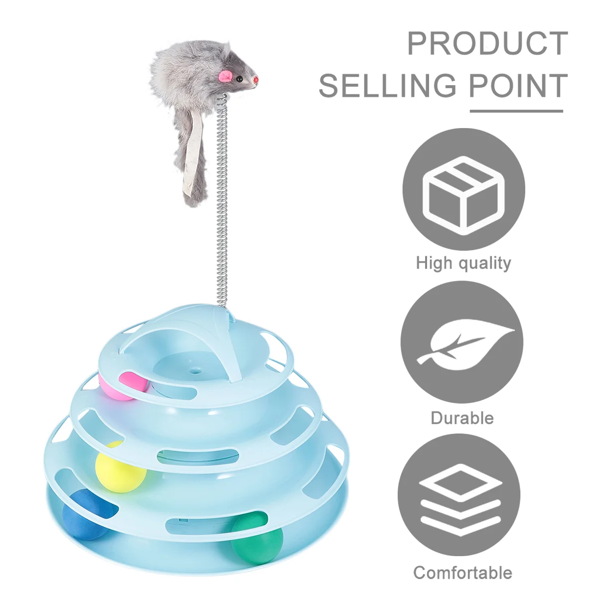 Cat Toy Toys Kitten Tracks Rotating Interactive Roller Circle Towers Play Level Track Plaything Chasing Pet Chaser Funny Fun
Cat Toy Toys Kitten Tracks Rotating Interactive Roller Circle Towers Play Level Track Plaything Chasing Pet Chaser Funny Fun
