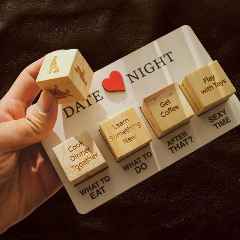 Date Night Dice After Dark EditionDate Night Wooden Dice Game Funny Game For Couples Wood Reusable Couple Dice 
Date Night Dice After Dark EditionDate Night Wooden Dice Game Funny Game For Couples Wood Reusable Couple Dice