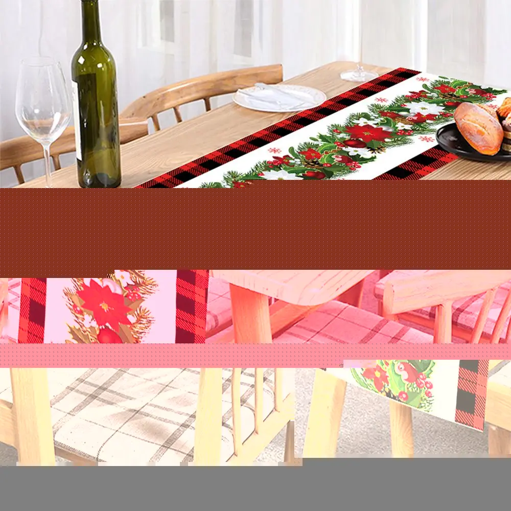 Gifts Santa Claus New Year Ornament Xmas Table Runner Table Cover Christmas Tablecloth Festival Decor
Gifts Santa Claus New Year Ornament Xmas Table Runner Table Cover Christmas Tablecloth Festival Decor