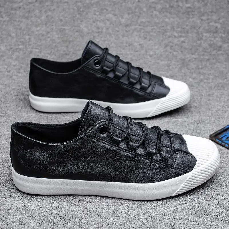 Men Flat Sneakers 2022 Spring New Casual All-match Leather Shoes Comfortable Breathable Flat Shoes Lace-up British Leather Shoes
Men Flat Sneakers 2022 Spring New Casual All-match Leather Shoes Comfortable Breathable Flat Shoes Lace-up British Leather Shoes