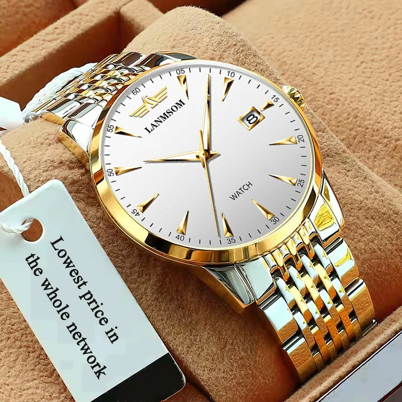 2022 New Casual Sport Chronograph Men's Watches Stainless Steel Band Wristwatch Big Dial Quartz Clock with Luminous Pointers+box
2022 New Casual Sport Chronograph Men's Watches Stainless Steel Band Wristwatch Big Dial Quartz Clock with Luminous Pointers+box
