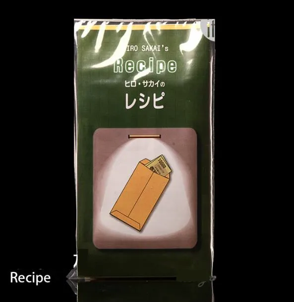 Recipe By Hiro Sakai - Magic Trick, Paper Change Into Bill, Envelope Magic Props Japan Best Selling Magic Product
Recipe By Hiro Sakai - Magic Trick, Paper Change Into Bill, Envelope Magic Props Japan Best Selling Magic Product