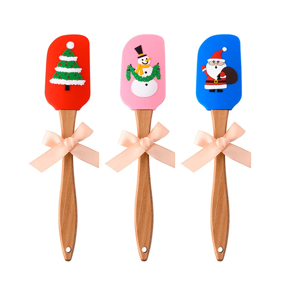 Spatula Christmas Scrapercake Spatulas Cheese Silicone Spreader Mixing Holiday Baking Snowman Cookie Brush Decorating Pan Dish 
Spatula Christmas Scrapercake Spatulas Cheese Silicone Spreader Mixing Holiday Baking Snowman Cookie Brush Decorating Pan Dish