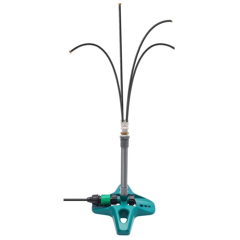 Латунный распылитель с насадкой, стоячий распылитель с несколькими головками, портативный стоячий распылитель для наружной системы патио, двора, системы охлаждения