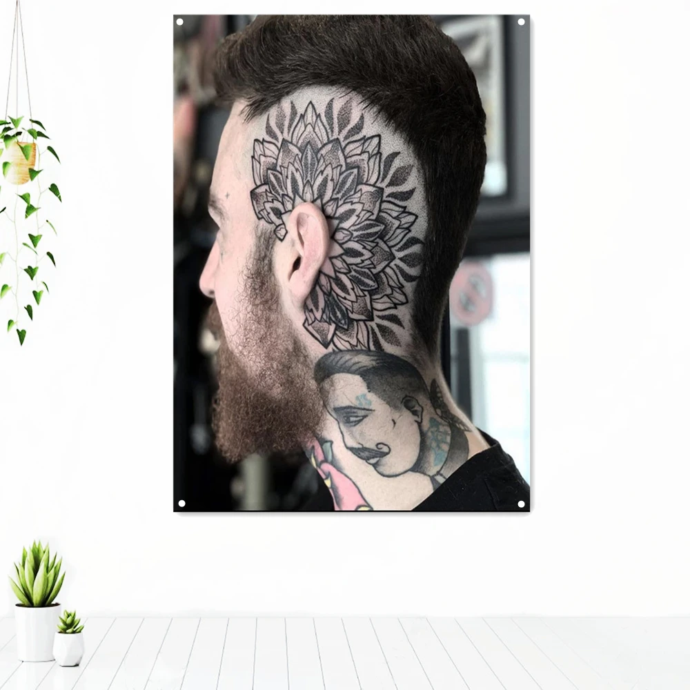 Cool Boy Hair Design Barber Shop Decor Banner Tapestry Wall Art Full Neck Tattoo Art Poster Wall Hanging Flag Canvas Painting
Cool Boy Hair Design Barber Shop Decor Banner Tapestry Wall Art Full Neck Tattoo Art Poster Wall Hanging Flag Canvas Painting