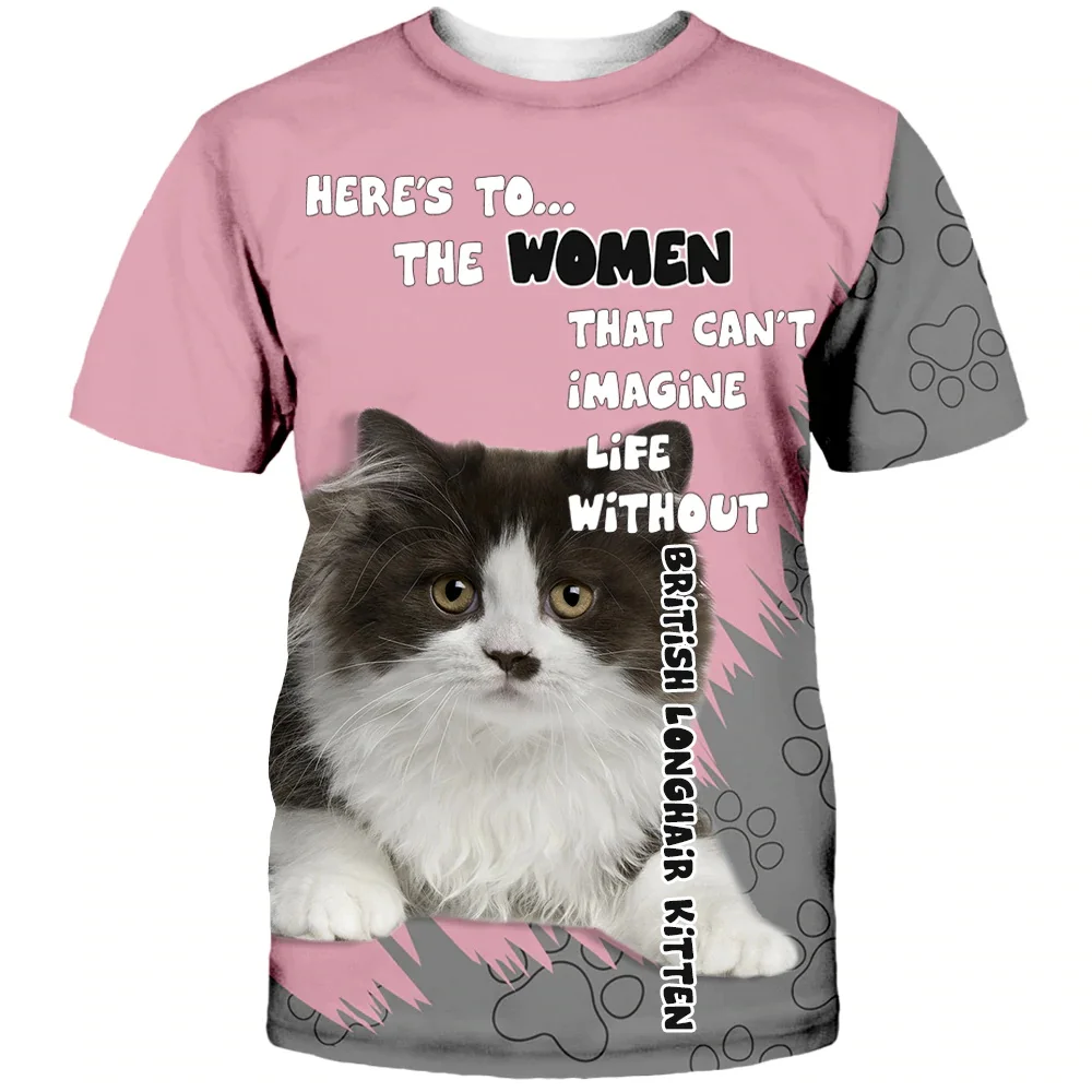 CLOOCL Animal Cats T-shirts Cute British Longhair 3D Graphic Animals Paws Art Paint Tees Funny Pullovers Hip Hop Tops
CLOOCL Animal Cats T-shirts Cute British Longhair 3D Graphic Animals Paws Art Paint Tees Funny Pullovers Hip Hop Tops