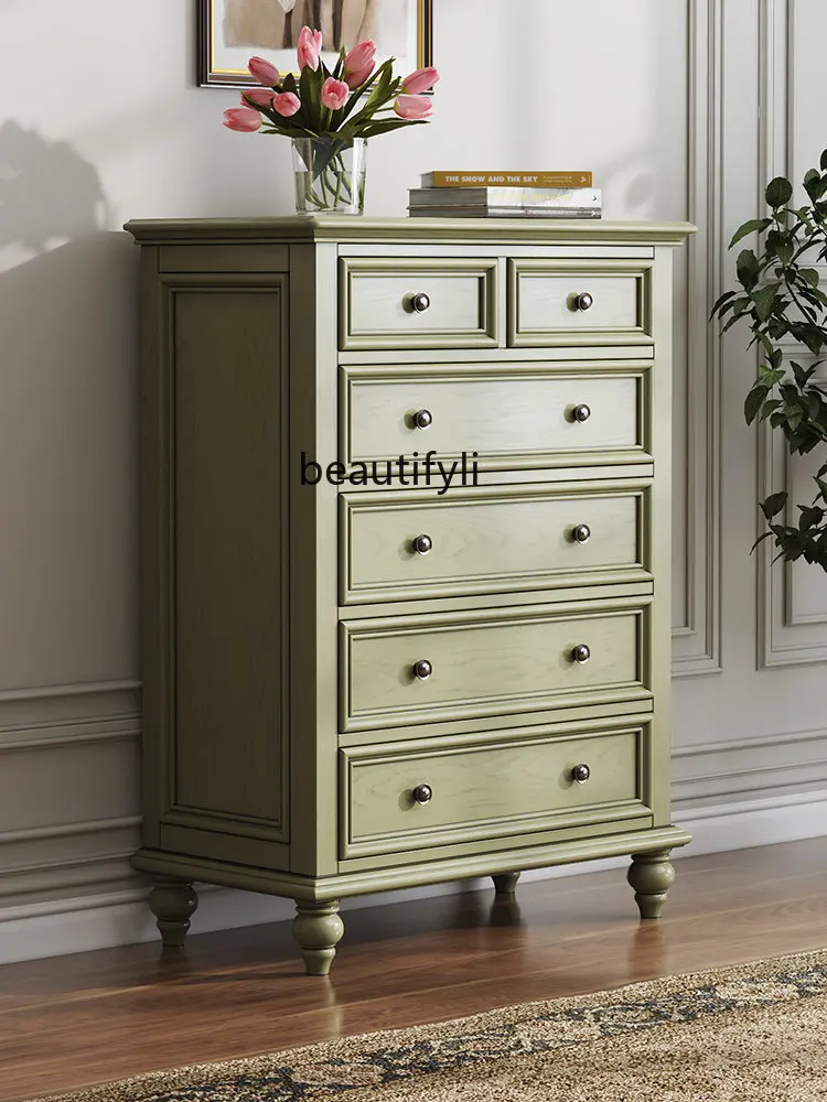cqy American Retro Living Room Cabinet Six Chest of Drawer Living Room Solid Wood Side Cabinet
cqy American Retro Living Room Cabinet Six Chest of Drawer Living Room Solid Wood Side Cabinet