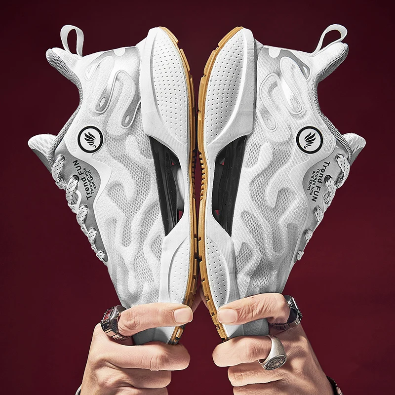 Shoes For Men Sneakers 2022 Summer Fashion Light Street Style High Elastic Man Trainers Sports Gym Tenis Footwear Plus Size 45 
Shoes For Men Sneakers 2022 Summer Fashion Light Street Style High Elastic Man Trainers Sports Gym Tenis Footwear Plus Size 45