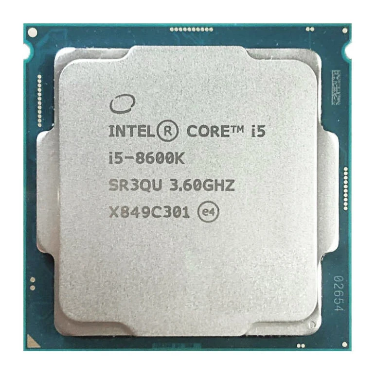 

Used Intel Core i5 8600K 3.6GHz Six-Core Six-Thread CPU Processor 9M 95W LGA 1151