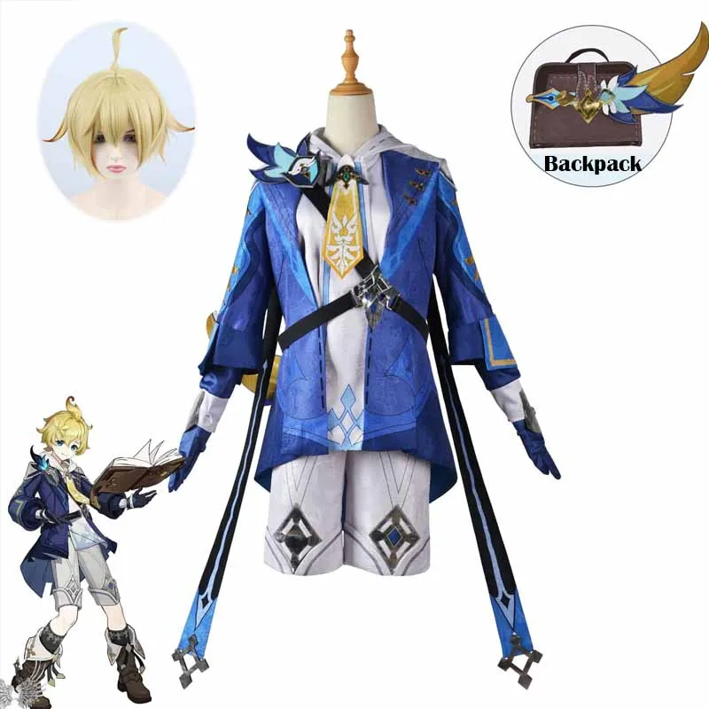 Genshin Impact Mika Cosplay Costume Halloween Stage Performance Outfit Women Uniform Wig Full Set Anime Role Play Clothing
Genshin Impact Mika Cosplay Costume Halloween Stage Performance Outfit Women Uniform Wig Full Set Anime Role Play Clothing