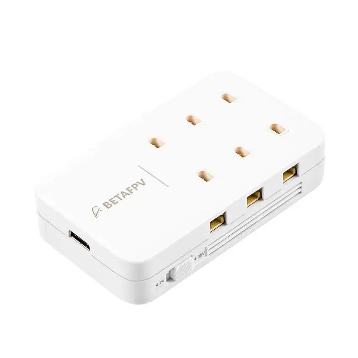 BETAFPV 6 портов 1S зарядное устройство BT2.0 PH2.0 LiHV 4,35 в для радиоуправляемых FPV Фристайл Tinywhoop дронов DIY части
BETAFPV 6 портов 1S зарядное устройство BT2.0 PH2.0 LiHV 4,35 в для радиоуправляемых FPV Фристайл Tinywhoop дронов DIY части