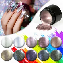 ROSALIND Gel Nail Polish CAT EYE THREAD Hybrid Varnishes Shiny Top Base Coat For Nails Set Semi Permanent For Manicure Nail Art