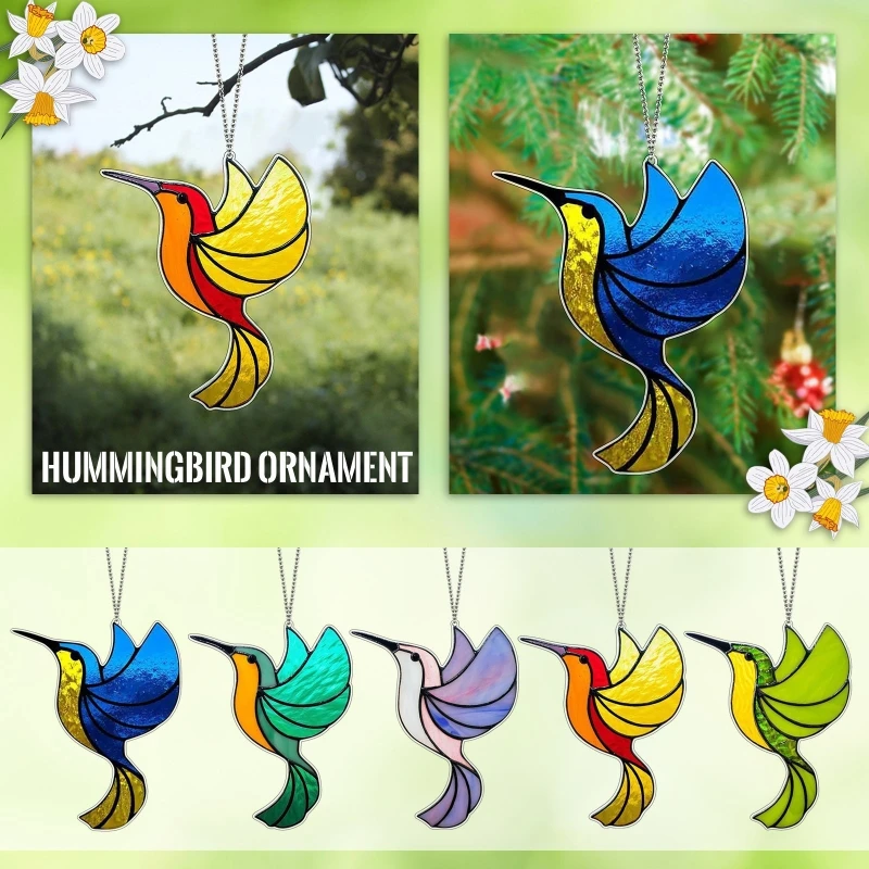 Glass Hummingbird Pendant Ukrainian Hummingbird Suncatcher Ornament for Indoor Outdoor Garden Yard Decoration Charm Gift
Glass Hummingbird Pendant Ukrainian Hummingbird Suncatcher Ornament for Indoor Outdoor Garden Yard Decoration Charm Gift