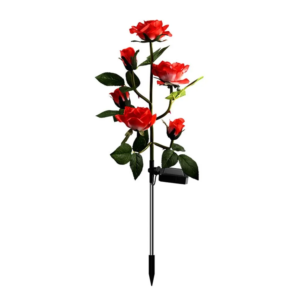 6 LED Solar Power Rose Flower Stake Lights Outdoor Garden Path Luminous Lamps Multi-colors Home Garden Decorations
6 LED Solar Power Rose Flower Stake Lights Outdoor Garden Path Luminous Lamps Multi-colors Home Garden Decorations
