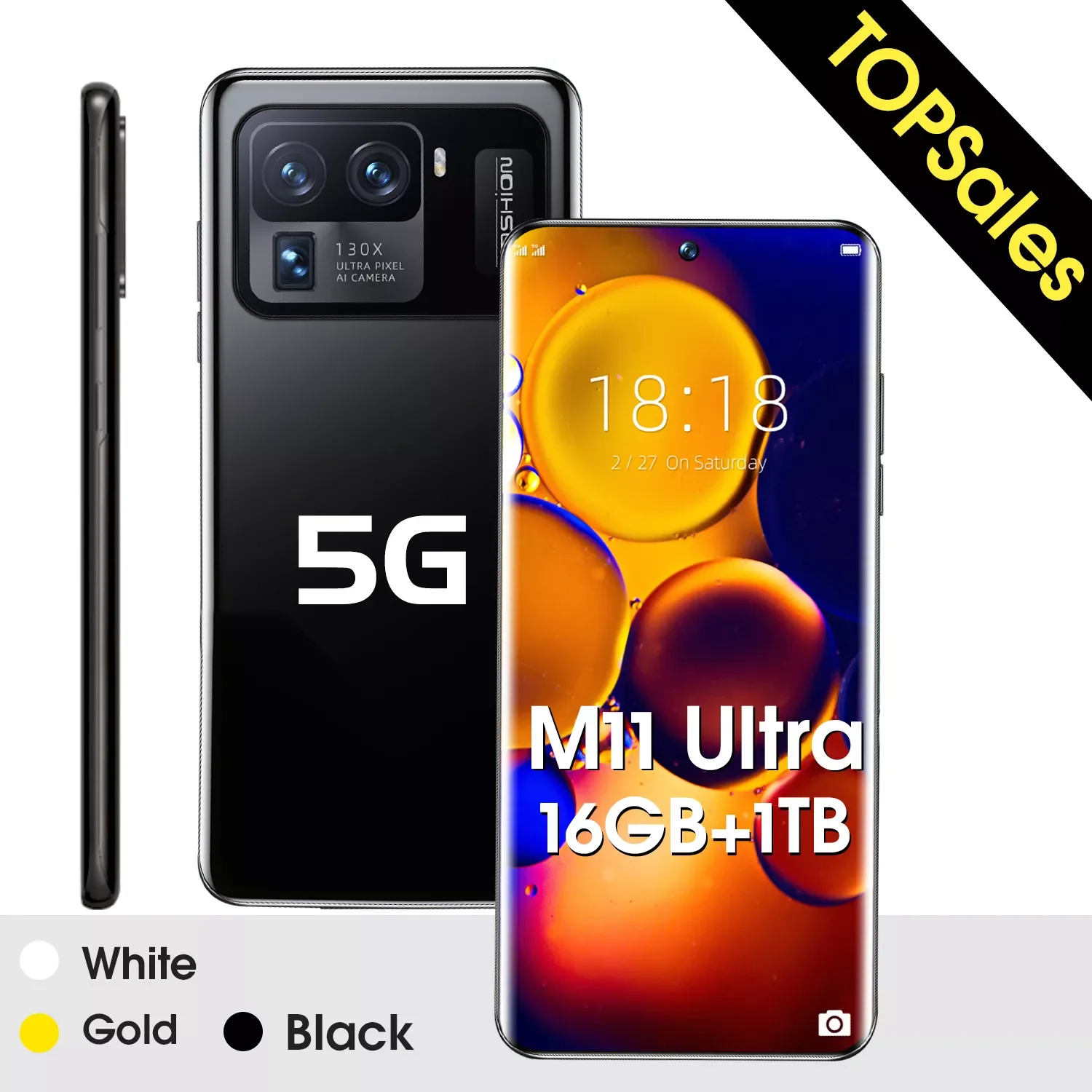 M11 Ultra Smartphone 16GB+1TB Android 6800mah Qualcomm Snapdragon 888 4G/5G Dual Card Unlocked Mobile Phones Cell Phone Celular 
M11 Ultra Smartphone 16GB+1TB Android 6800mah Qualcomm Snapdragon 888 4G/5G Dual Card Unlocked Mobile Phones Cell Phone Celular