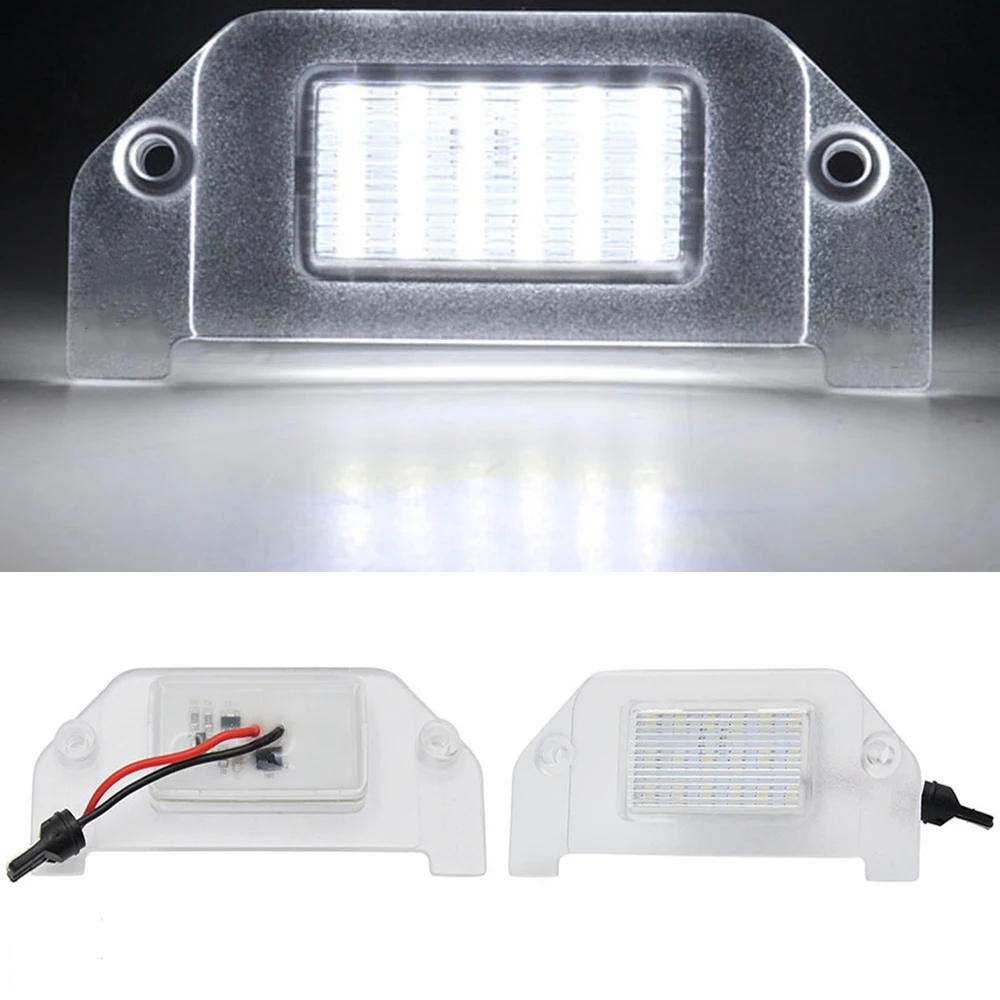 6000K Xenon White 12V 18 SMD LED Car License Plate Lights For Dodge Charger Magnum Challenger Avenger Dart Chrysler 300
6000K Xenon White 12V 18 SMD LED Car License Plate Lights For Dodge Charger Magnum Challenger Avenger Dart Chrysler 300